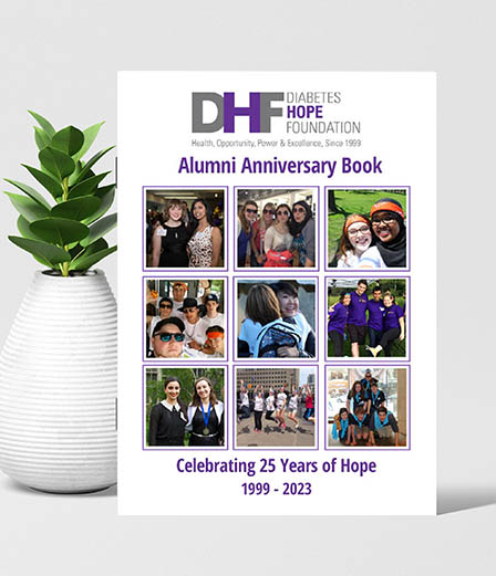 Diabetes Hope Foundation 25th anniversary book
