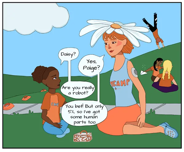 Daisy Doodle, Children's Diabetes Books, Youth Diabetes Books, Daisy Doodle Cartoon