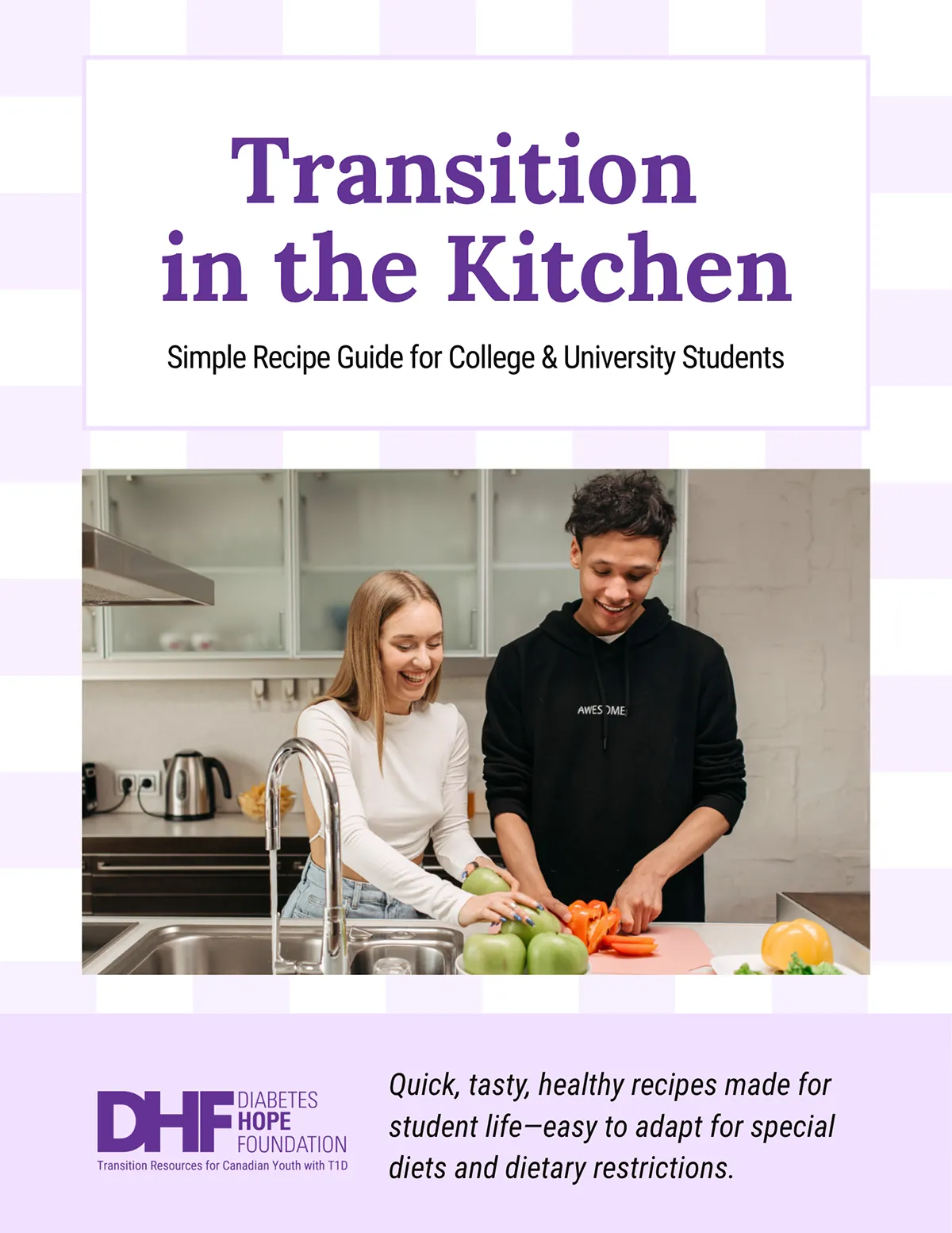 Transition in the Kitchen Recipe Guide, Diabetes Recipes, T1D Recipes